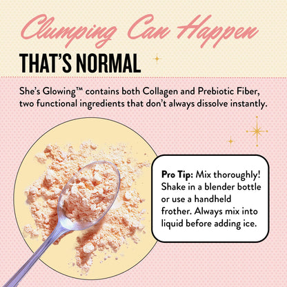 Legendairy Milk She’s Glowing Collagen Peptides Powder with Prebiotic Fiber, Tropical Drink Mix Supplement for Women, - PrimeBioHealth - canada supplements