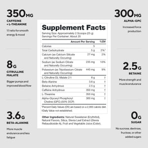 LEGION Pulse Pre Workout Supplement - All Natural Nitric Oxide Preworkout Drink to Boost Energy, Creatine Free, Naturally Sweetened, - PrimeBioHealth - canada supplements