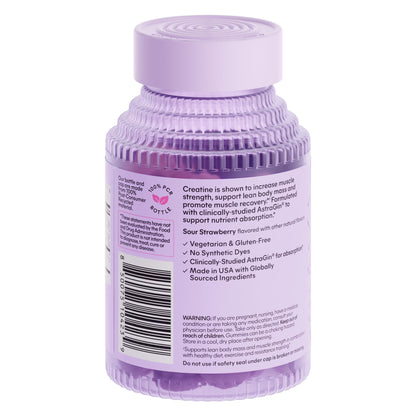 Lemme Creatine Monohydrate Gummies for Women and Men, 5g Dose to Support Lean Muscle, Strength, Recovery, Cognitive Health, w/Ginseng for Absorption - PrimeBioHealth - canada supplements