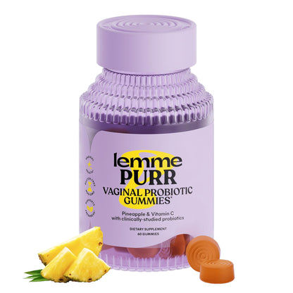 Lemme Purr Vaginal Probiotic Gummies for Women - Balanced pH, Healthy Odor, Yeast Balance & Flora Support - PrimeBioHealth - canada supplements