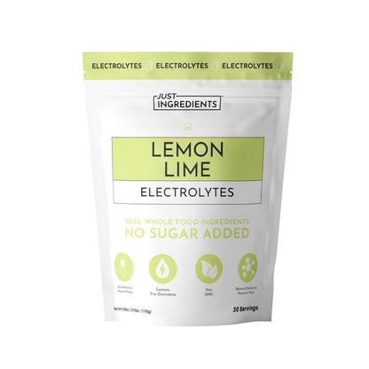 Lemon Lime Electrolytes – 30‑Serving Hydration Drink Mix with Coconut Water, Sea Salt, and Trace Minerals – Supports Energy, Recovery, and Electrolyte Balance* - PrimeBioHealth - canada supplements