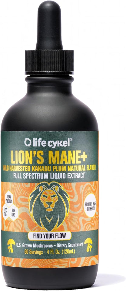 Life Cykel 4 Fl oz (Cordyceps+Reishi+ Lion's Mane) Bundle - PrimeBioHealth - canada supplements