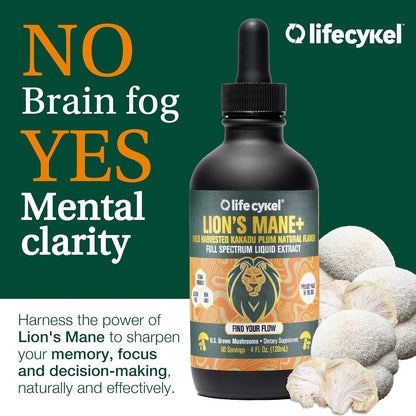 Life Cykel This is It Pack - Chaga, Lion's Mane & Cordyceps Mushroom Extract - Full-Spectrum Mushroom Tincture for Energy, Mental Clarity & Immune Support - Vegan, Non-GMO- 2Fl/Oz Per Bottle - PrimeBioHealth - canada supplements