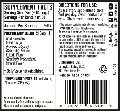 Life Cykel This is It Pack - Chaga, Lion's Mane & Cordyceps Mushroom Extract - Full-Spectrum Mushroom Tincture for Energy, Mental Clarity & Immune Support - Vegan, Non-GMO- 2Fl/Oz Per Bottle - PrimeBioHealth - canada supplements
