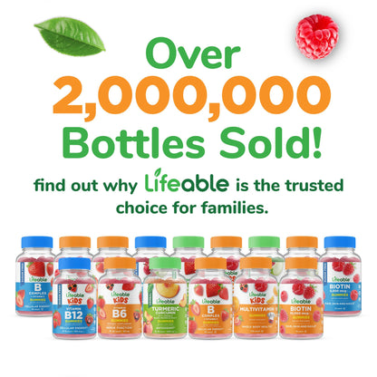 Lifeable Sugar Free Fiber Gummies for Adults | 4g | Great Tasting Fiber Supplement Gummies | Keto Friendly, Gluten Free, Vegan, Non GMO Prebiotic Fiber | for Digestive Health | 90 Gummies - PrimeBioHealth - canada supplements
