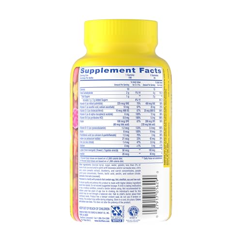 L'il Critters Gummy Vites Daily Kids Multivitamins Assorted Fruit Flavors for Ages 2+ Toddlers & Kids, Gummy Vitamin with Vitamin C and D - PrimeBioHealth - canada supplements
