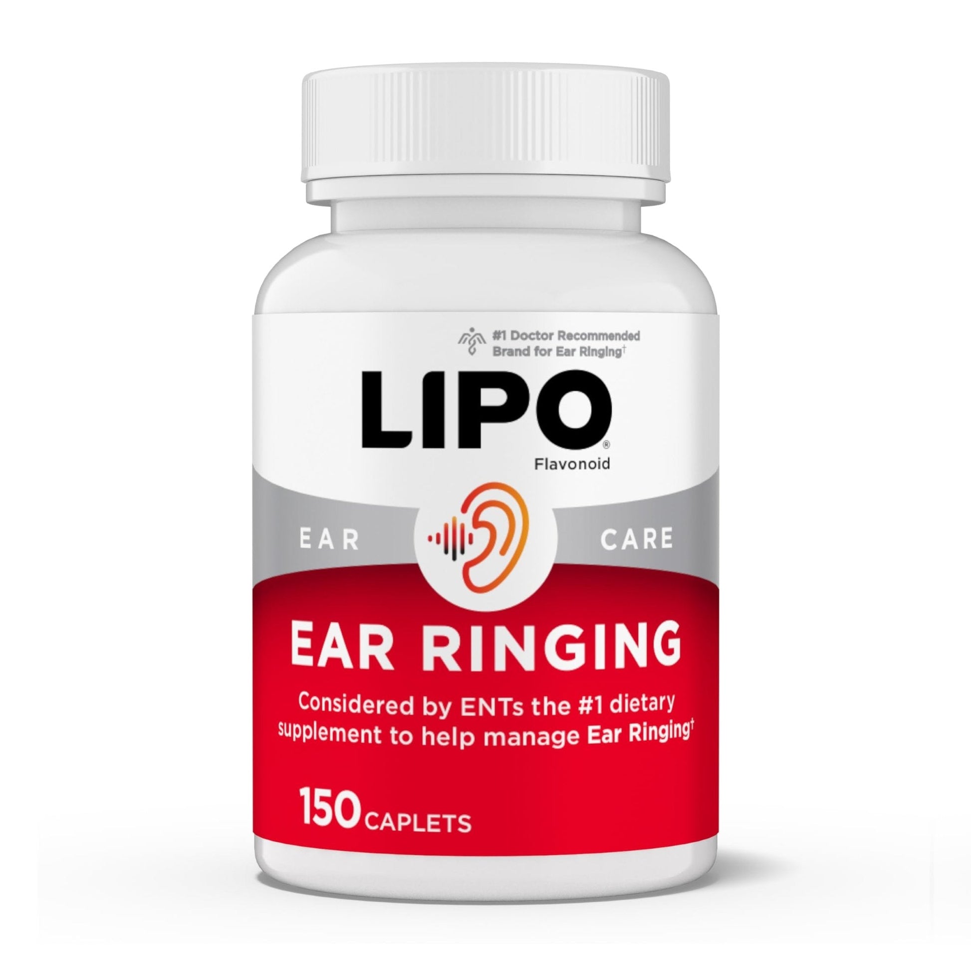 Lipo-Flavonoid Ear Ringing - Doctor-Recommended for Ringing Ears - Clinically Proven Lemon Bioflavonoid Complex with Vitamins C, B1, B2, B6, B12 - PrimeBioHealth - canada supplements