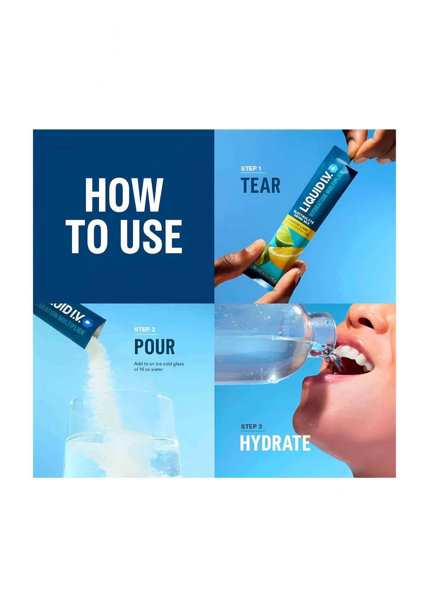 Liquid I.V. Hydration Multiplier Electrolyte Drink Mix, Variety, 0.56 Oz, 30 Ct - PrimeBioHealth - canada supplements