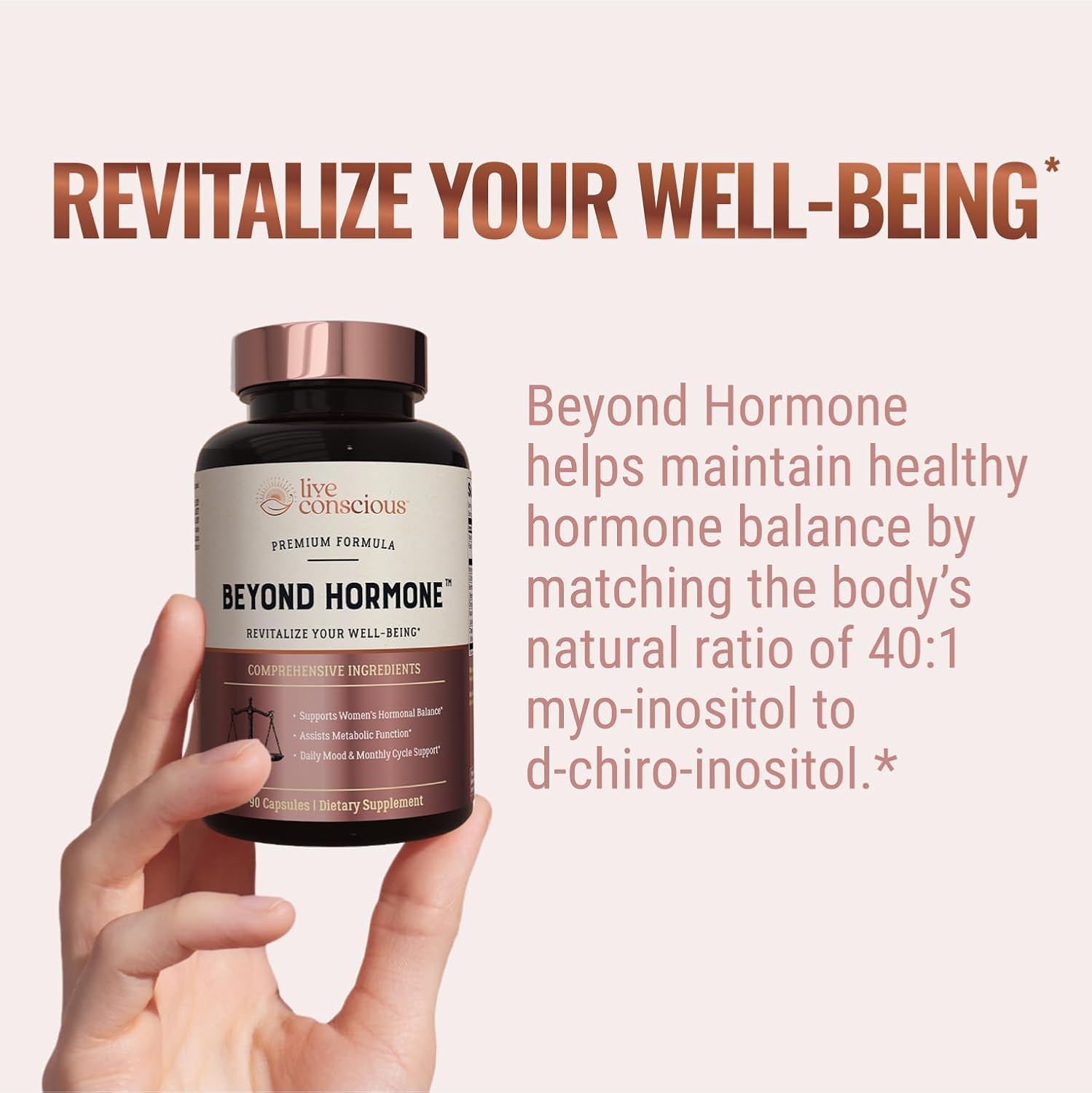 Live Conscious Beyond Collagen Powder & Beyond Hormone | Hair, Skin, Nail, and Joint Support + Promotes Healthy Estrogen Balance for Women - PrimeBioHealth - canada supplements