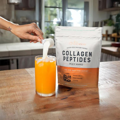 Live Conscious Collagen Peptides Powder - Naturally-Sourced Hydrolyzed Collagen Powder - Hair, Skin, Nail, and Joint Support - Type I & III Grass-Fed Collagen Supplements for Women and Men - 16oz - PrimeBioHealth - canada supplements
