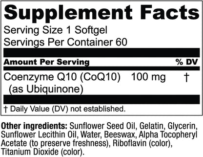 Live Conscious CoQWell - CoQ10 Heart, Brain, and Vascular Health Support, Coenzyme Q10 Ubiquinone - 60 Softgels - 60 Day Supply - PrimeBioHealth - canada supplements