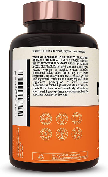 Live Conscious OmegaWell Fish Oil & MagWell Magnesium Zinc & Vitamin D3 | Bone & Heart Health, Immune System Support + Heart, Brain & Joint Support - PrimeBioHealth - canada supplements