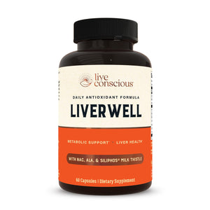 LiverWell Liver Cleanse, Rejuvenation, Metabolic Support - Liver Supplement for Liver Health w/Highly Bioavailable Milk Thistle Extract, N-Acetyl Cysteine, Alpha Lipoic Acid, Zinc, Selenium - 60 Caps - PrimeBioHealth - canada supplements