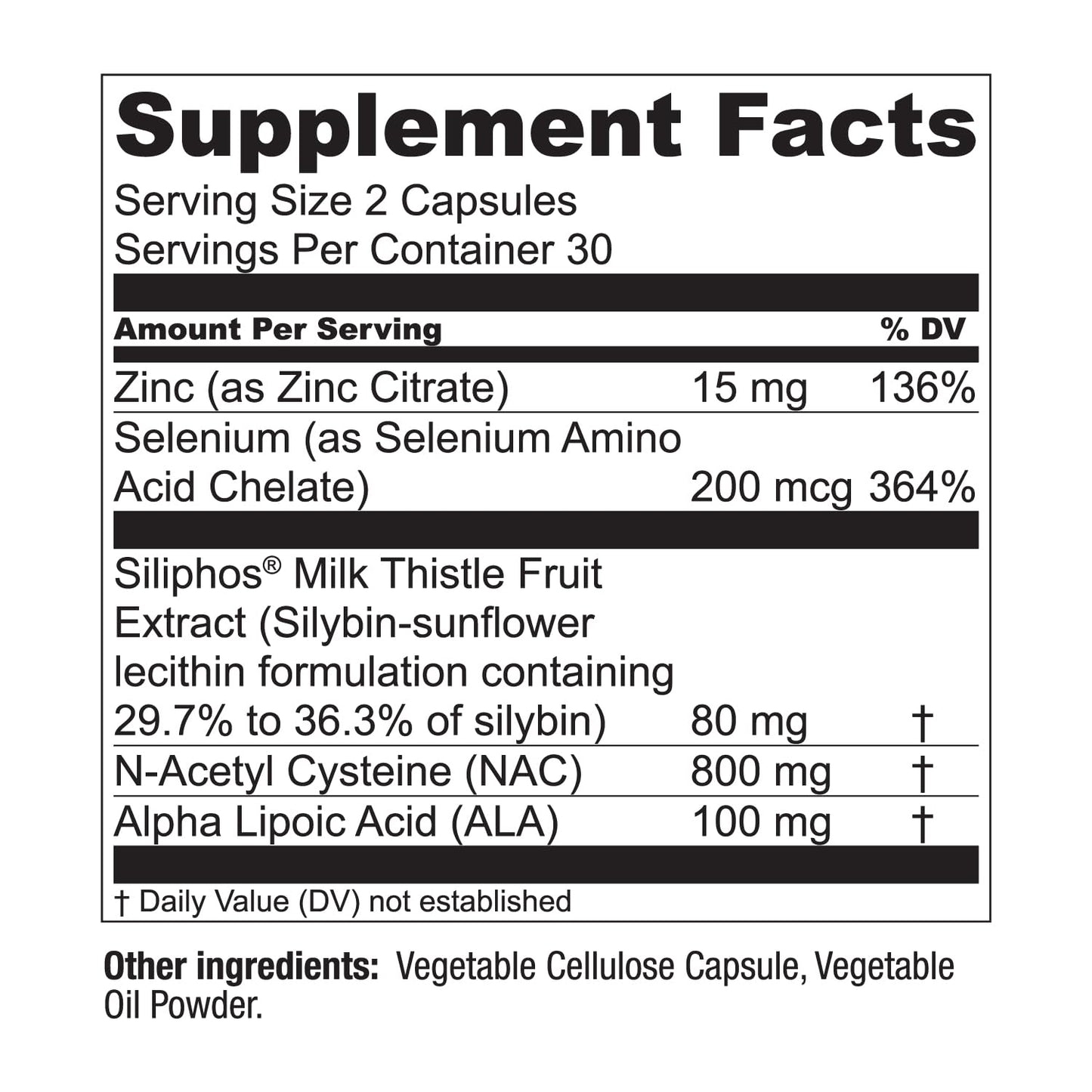 LiverWell Liver Cleanse, Rejuvenation, Metabolic Support - Liver Supplement for Liver Health w/Highly Bioavailable Milk Thistle Extract, N-Acetyl Cysteine, Alpha Lipoic Acid, Zinc, Selenium - 60 Caps - PrimeBioHealth - canada supplements