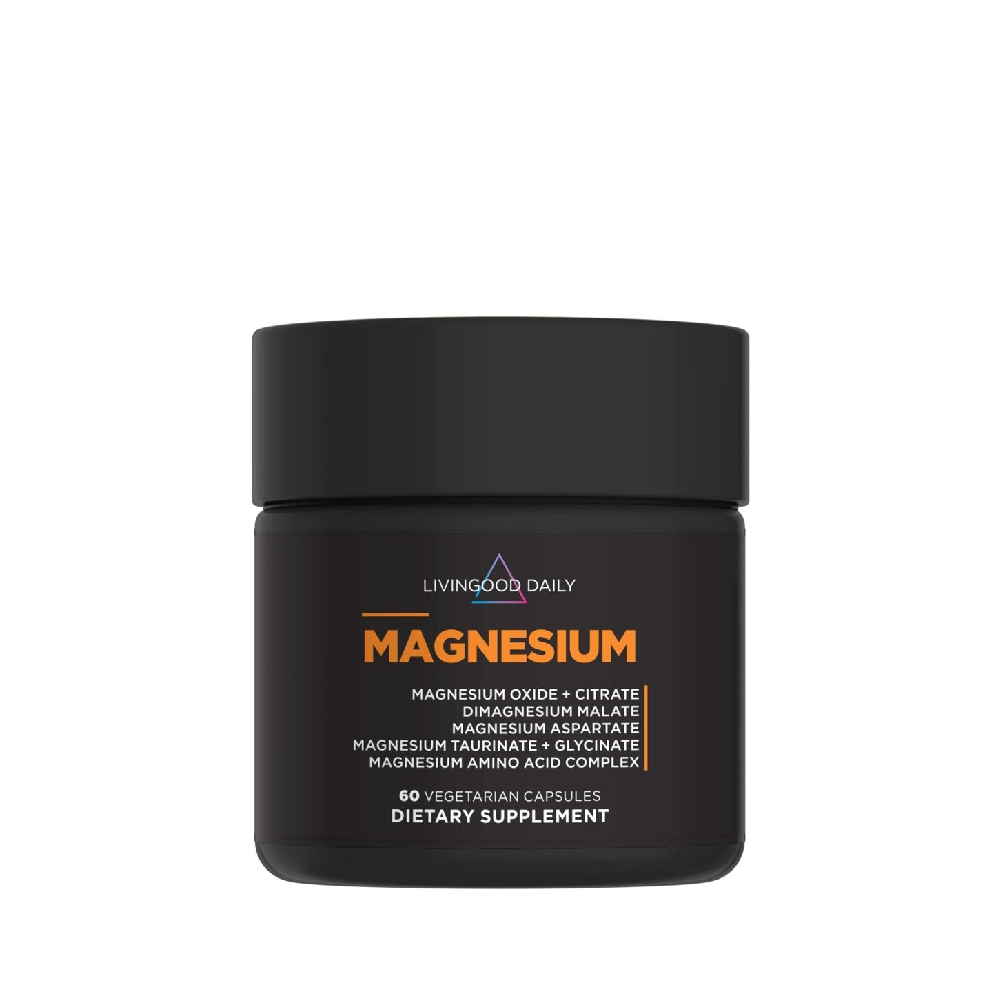 Livingood Daily Magnesium Supplement with Magnesium Glycinate, Citrate, Malate, Oxide, Aspartate, Amino Acid Complex and Chicory Root for Heart Health - PrimeBioHealth - canada supplements