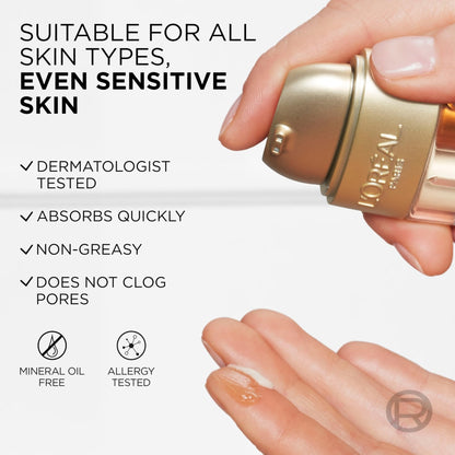 L'Oreal Paris Age Perfect Serum Le Duo, Brightening, Firming and Anti-Aging Serum for Face with Collagen Peptide - PrimeBioHealth - canada supplements