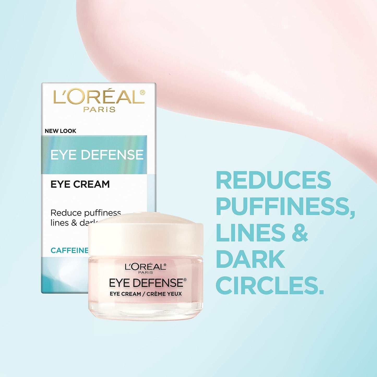 L'Oreal Paris Dermo-Expertise Eye Defense Eye Cream with Caffeine and Hyaluronic Acid 0.5 oz - PrimeBioHealth - canada supplements