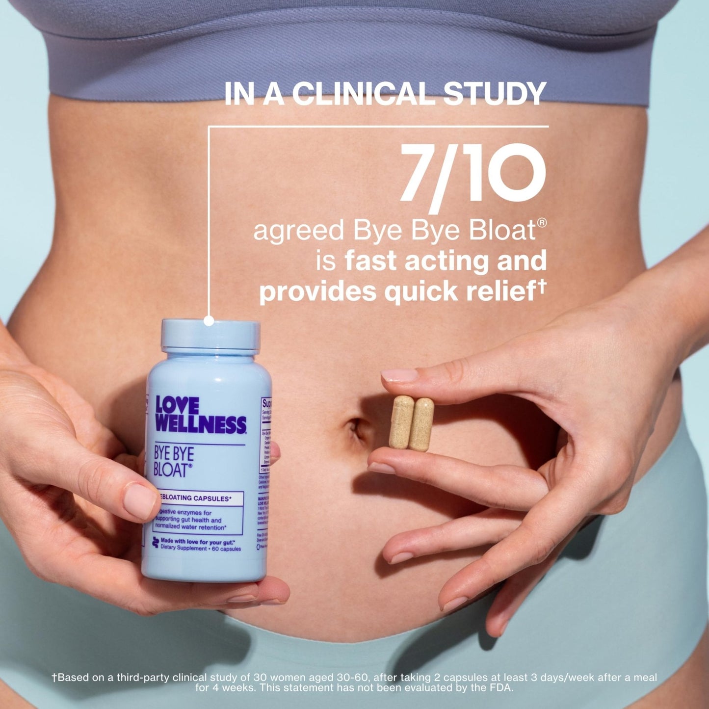 Love Wellness Bye Bye Bloat | Digestive Enzymes for Fast Acting Bloating Relief for Women | Helps Reduce Water Retention & Gas Relief | Supports Digestive Health - PrimeBioHealth - canada supplements