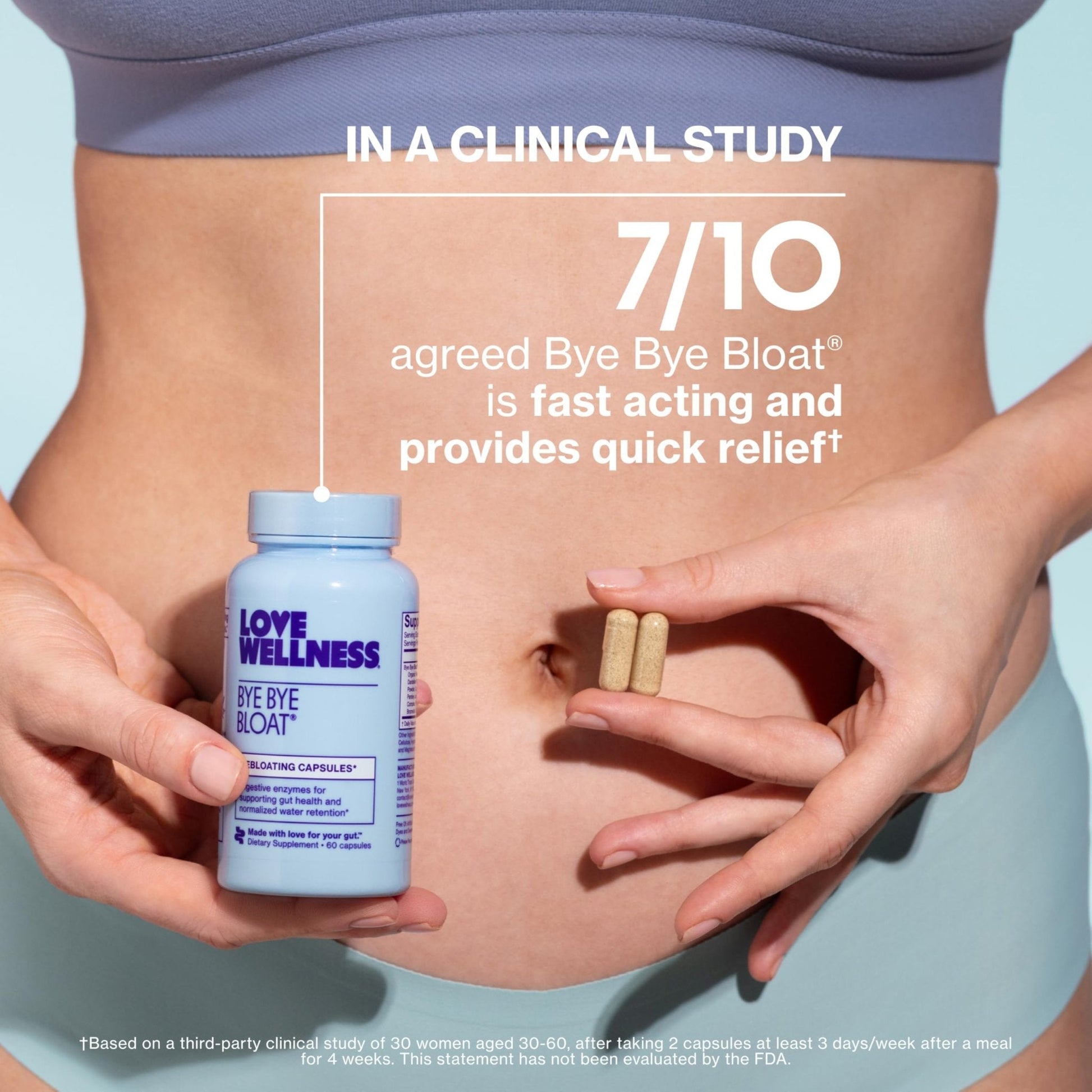 Love Wellness Bye Bye Bloat | Digestive Enzymes for Fast Acting Bloating Relief for Women | Helps Reduce Water Retention & Gas Relief | Supports Digestive Health - PrimeBioHealth - canada supplements
