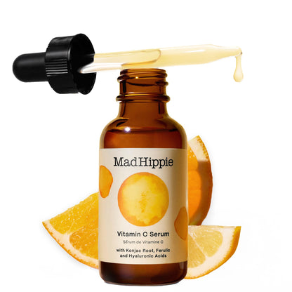 Mad Hippie Vitamin C Serum for Face – Hyaluronic Acid, Ferulic Acid & Vitamin E, Anti-Aging - PrimeBioHealth - canada supplements