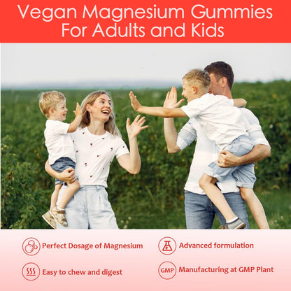 Magnesium Glycinate Gummies for Adults & Kids, 1000mg High Absorption Magnesium Complex Supplement, Sugar Free with Potassium,Vitamins for Calm, Sleep Supprt - PrimeBioHealth - canada supplements