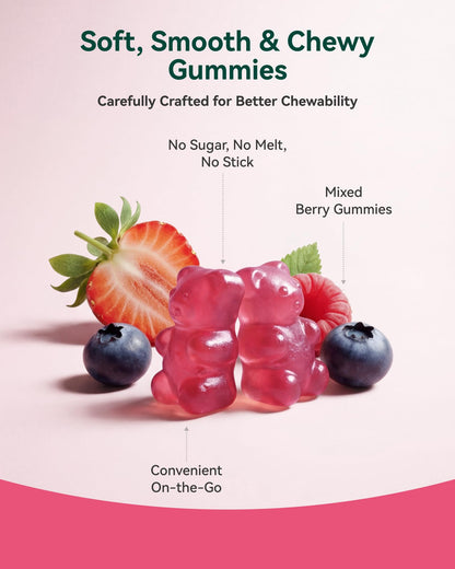 Magnesium Glycinate Plus Gummies 860mg, Sugar-Free, Non-GMO, Gluten-Free, Magnesium Gummies for Adults & Kids, Sleep - PrimeBioHealth - canada supplements