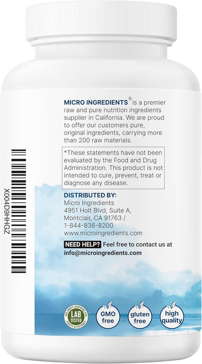 Magnesium Oxide 400mg, 500 Capsules | Elemental Form for Max Concentration | Supports Calm, Muscle & Nerve Health | Non-GMO - PrimeBioHealth - canada supplements