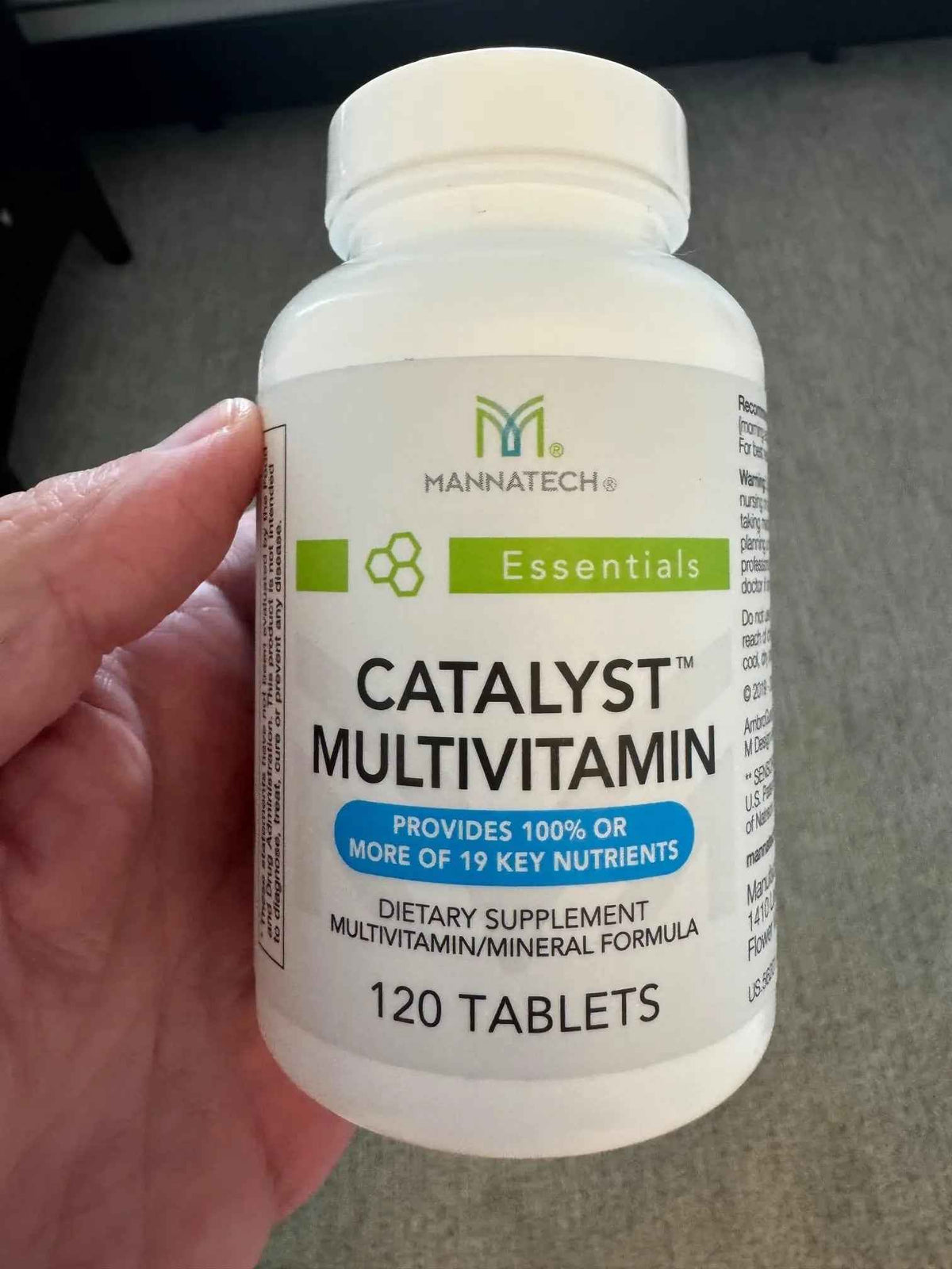 Mannatech Catalyst Multivitamin 120 Tablets, Maximize Your Multivitamin. Provides Antioxidants Vitamin A, Vitamin C, and Vitamin E