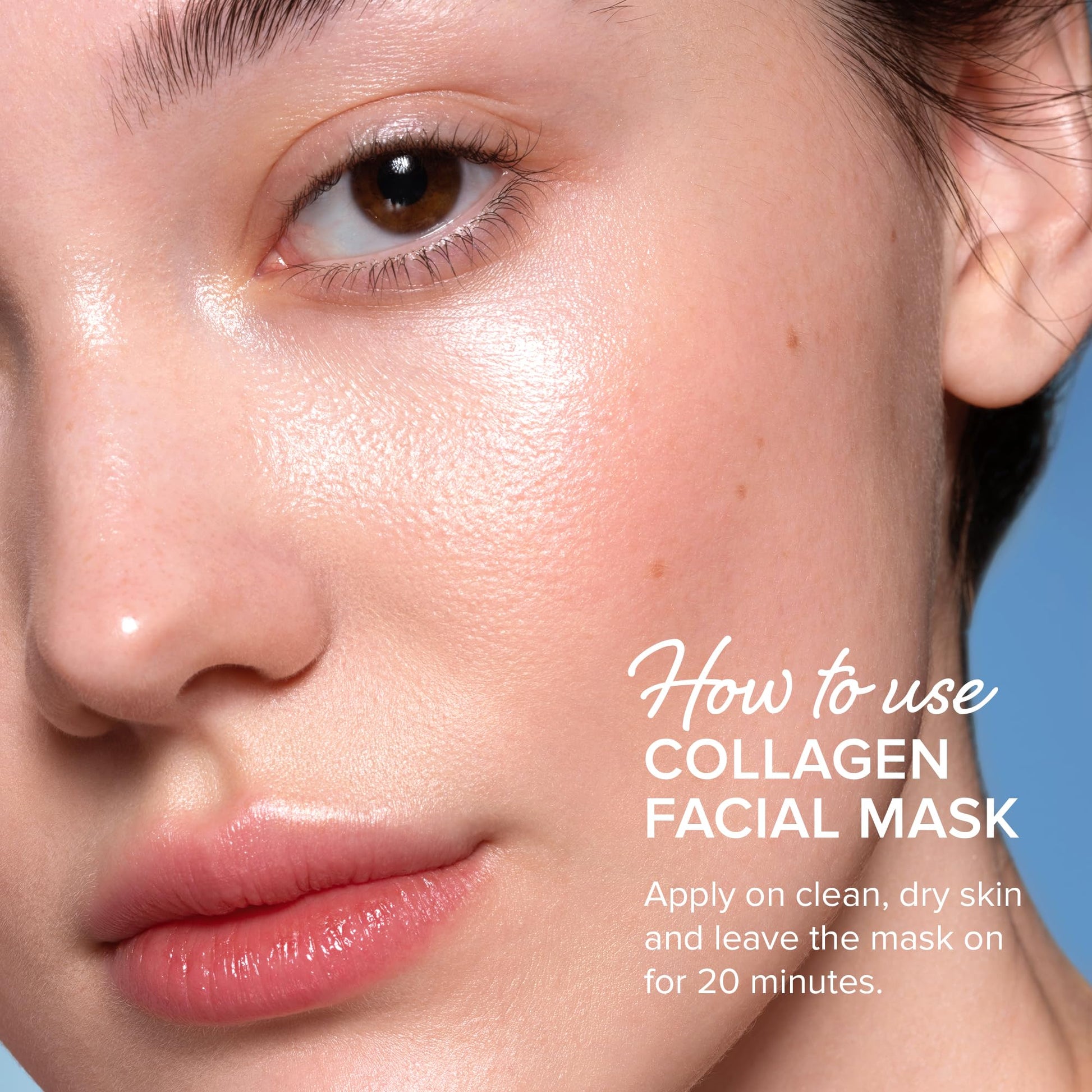 MAREE Collagen Facial Mask with Hyaluronic Acid — Sheet Face Mask Skincare — Centella Asiatica, Green & Red Algae Extract - PrimeBioHealth - canada supplements