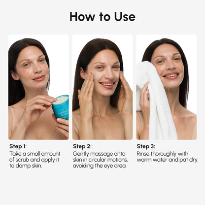 MAREE Face Exfoliator – Microdermabrasion Facial Scrub & Exfoliating Face Wash for Women – Collagen & Glycolic Acid – Gentle Scrub and Exfoliant - PrimeBioHealth - canada supplements
