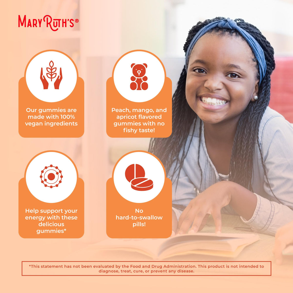 MaryRuth Organics Vegan Omega 3 6 7 9 Gummies | Up to 4 Month Supply | Omega 3 Supplement with Flaxseed Oil | Omega 3 Gummies - PrimeBioHealth - canada supplements
