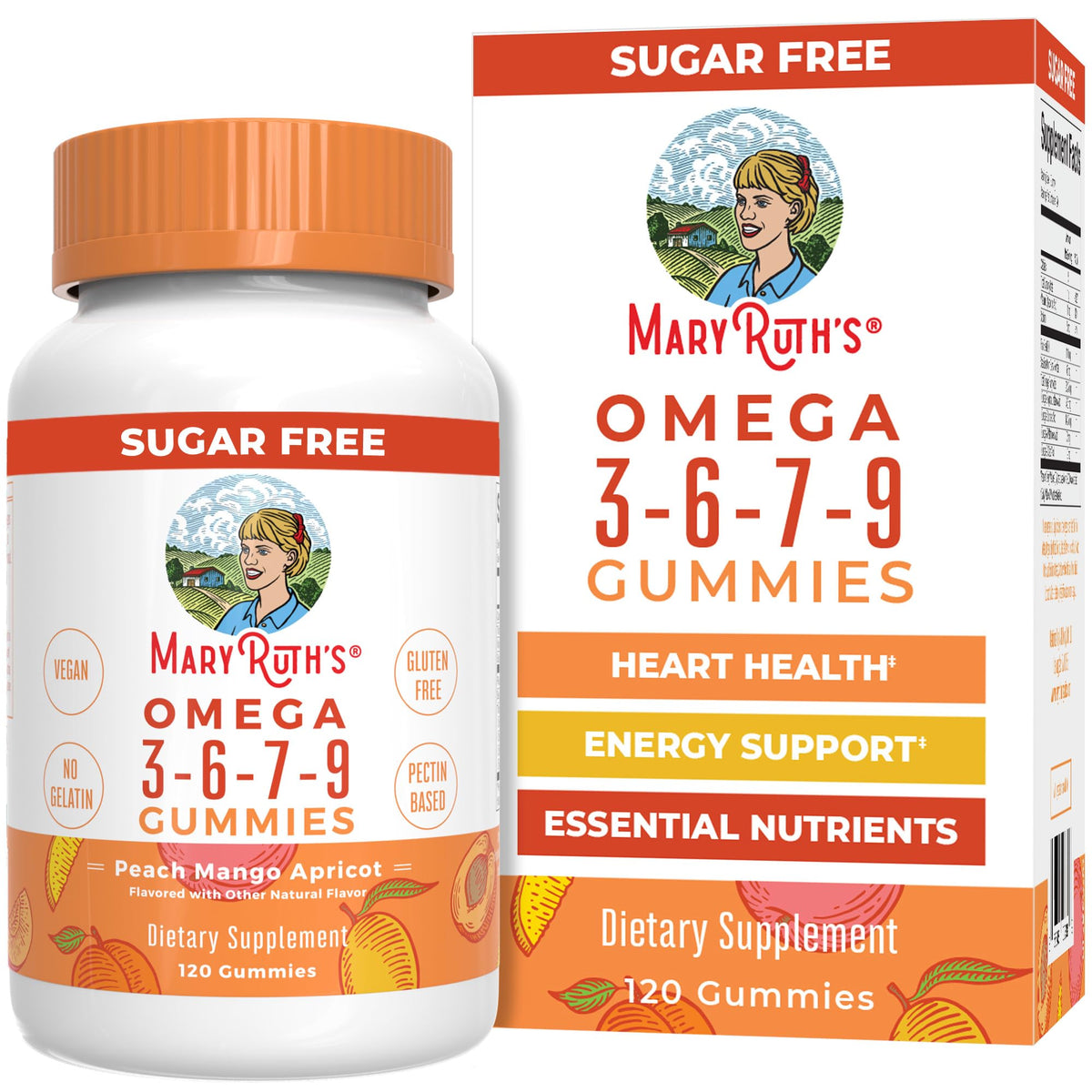 MaryRuth Organics Vegan Omega 3 6 7 9 Gummies | Up to 4 Month Supply | Omega 3 Supplement with Flaxseed Oil | Omega 3 Gummies - PrimeBioHealth - canada supplements