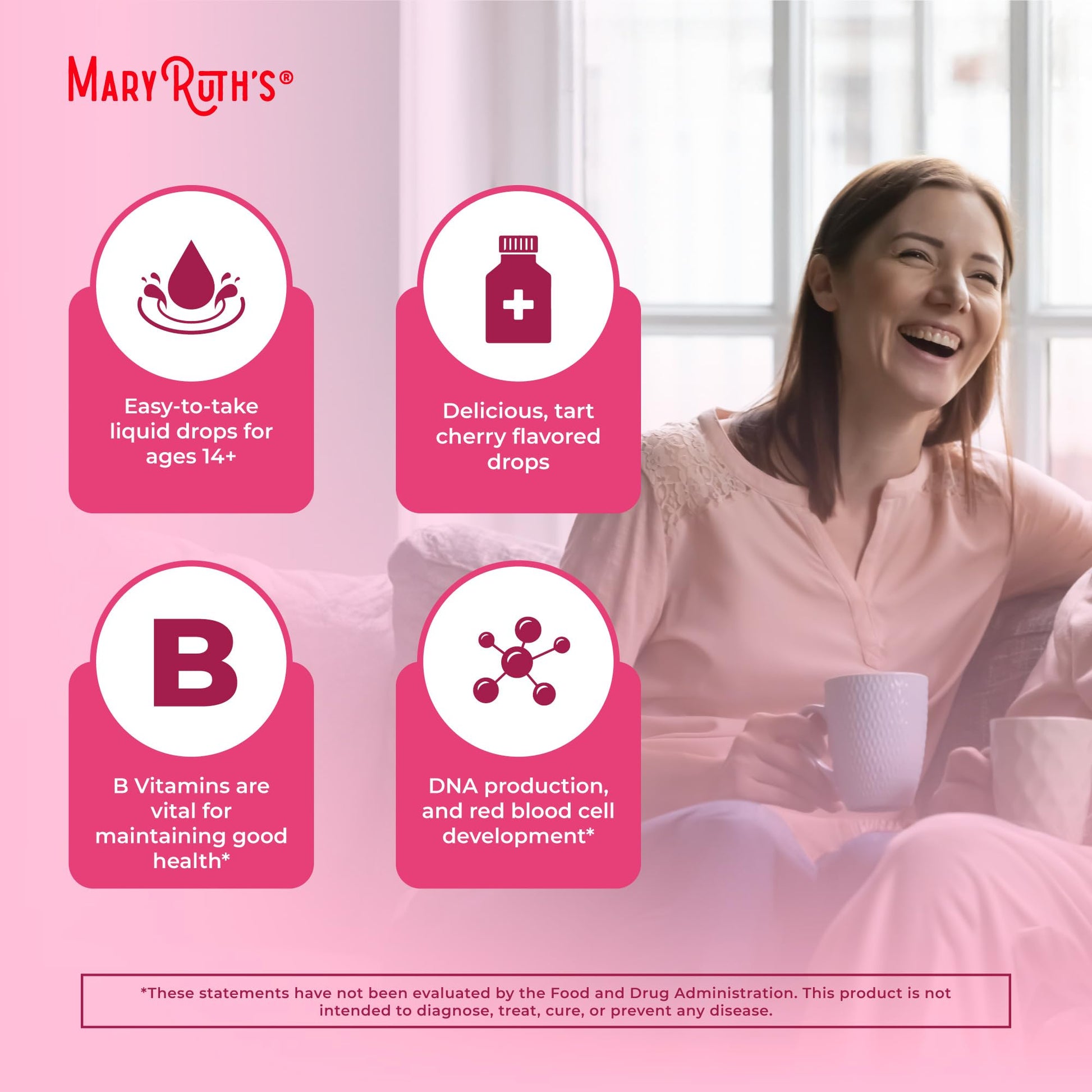 MaryRuth Organics Vitamin B Complex | B Vitamins Complex | Biotin | Vitamin B12 | Niacin | Folate | Metabolic Support Supplement | Vegan | USDA Organic - PrimeBioHealth - canada supplements