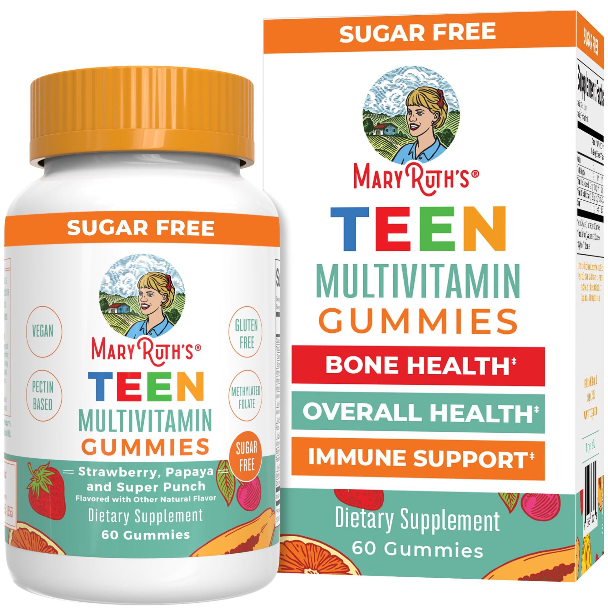 MARYRUTH'S Kids Vitamins | Multi | Sugar Free | 2 Month Supply | Kids Multivitamin Gummies for Ages 2+ | Vegan | Only 1 Gummy a Day | 60 Count - PrimeBioHealth - canada supplements