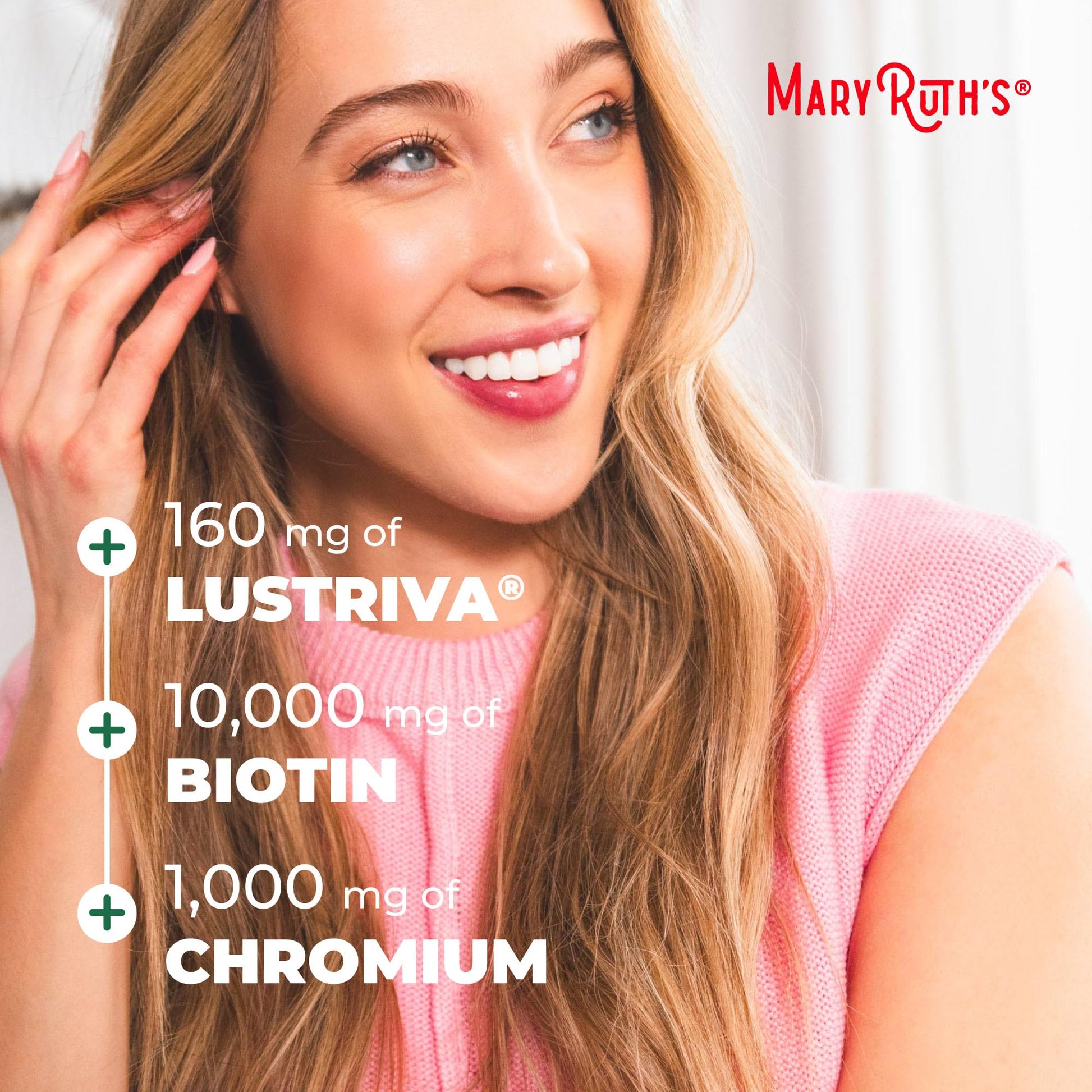 MARYRUTH'S Liquid Multivitamin + Hair Growth | Biotin 10000mcg | Lustriva Hair Growth Supplement | Clinically Tested in Women for Thicker Hair - PrimeBioHealth - canada supplements