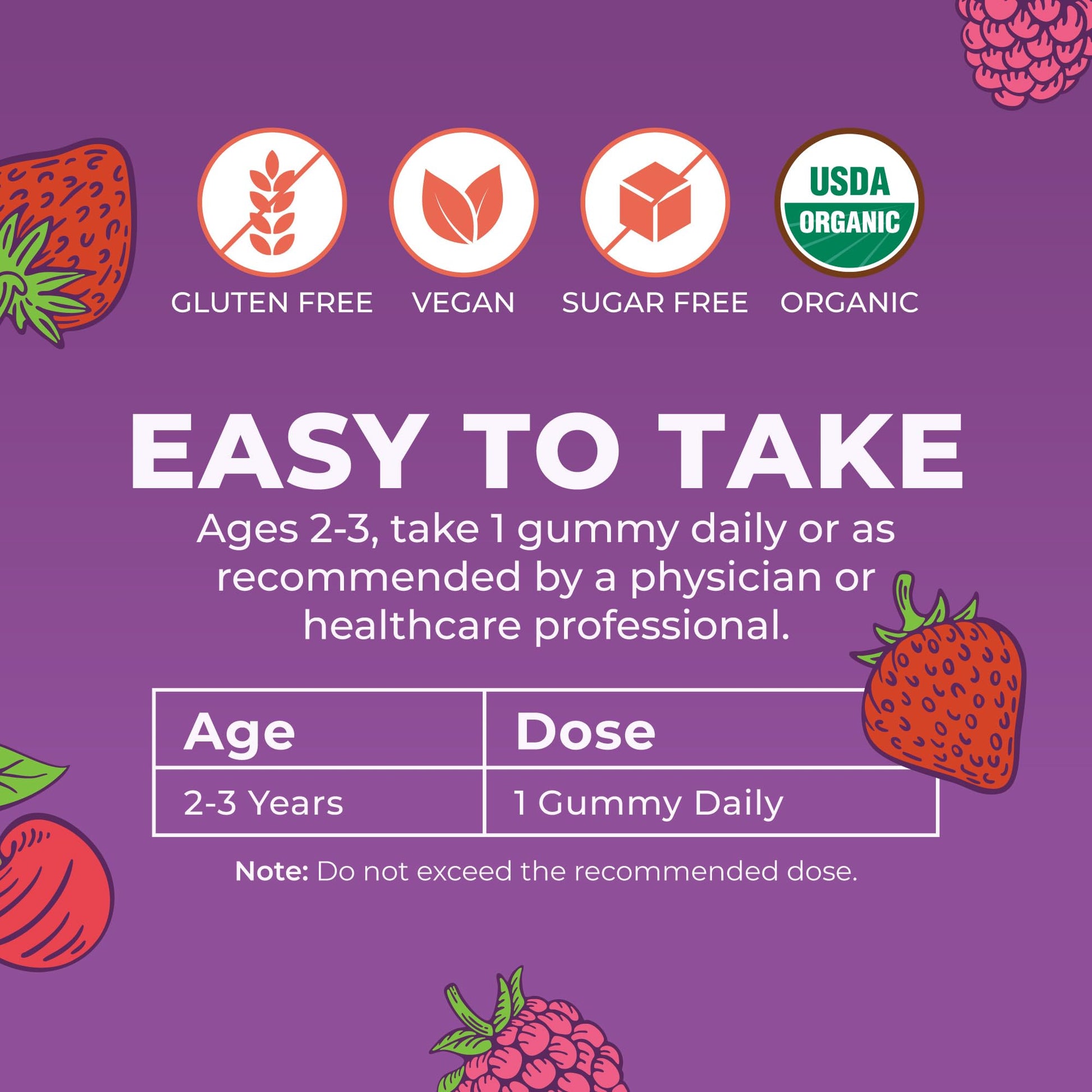 MARYRUTH'S Organic Toddler Multivitamin Gummies | Ages 4+ | Vitamin A, C, D, E, B6, B12, Biotin, Iodine, Zinc | Immunity | Bone & Teeth Health - PrimeBioHealth - canada supplements