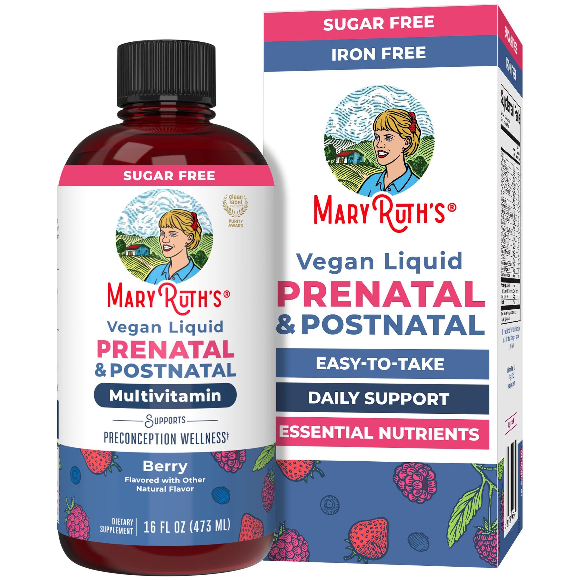 MARYRUTH'S Postnatal & Prenatal Vitamins for Women | Sugar Free | Womens Multivitamin for Pre-Conception, Pregnancy & Nursing | Ginger - PrimeBioHealth - canada supplements