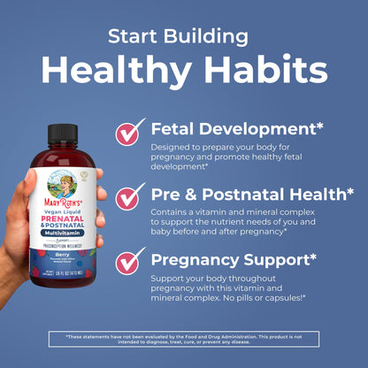 MARYRUTH'S Postnatal & Prenatal Vitamins for Women | Sugar Free | Womens Multivitamin for Pre-Conception, Pregnancy & Nursing | Ginger - PrimeBioHealth - canada supplements