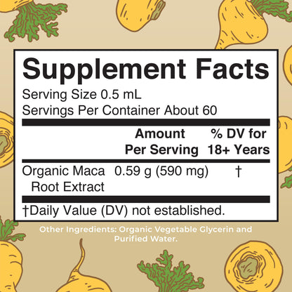 MARYRUTH'S USDA Organic Maca Root Liquid Drops | Vegan | Non-GMO | Gluten Free | Alcohol Free | 1 Fl Oz - PrimeBioHealth - canada supplements