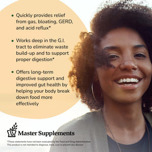 Master Supplements Enzalase - 50 Capsules - Probiotic Compatible Enzymes - Provides Digestive Boost + Gas & Bloating Relief - Gluten Free - 50 Servings - PrimeBioHealth - canada supplements