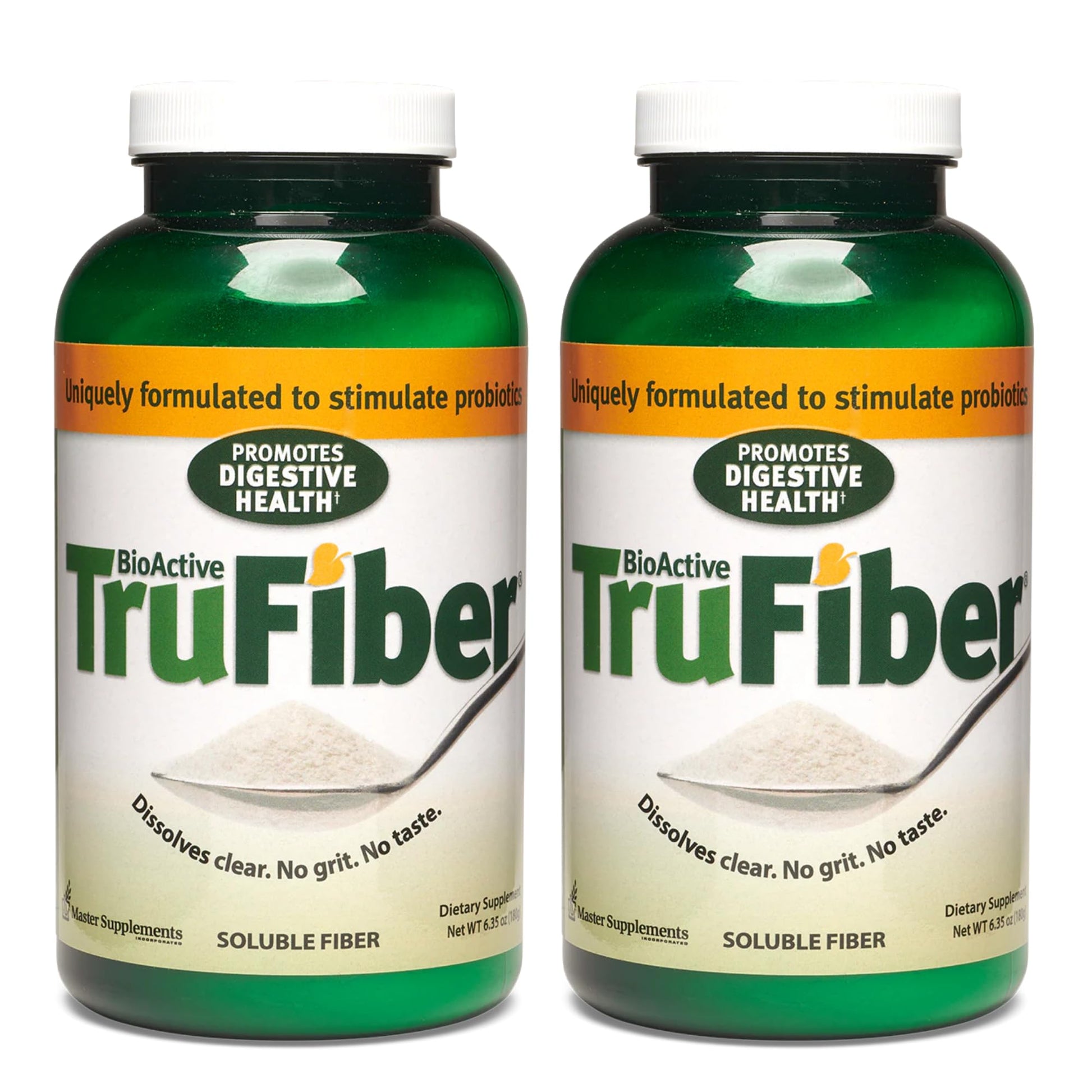Master Supplements TruFiber - 6.35 oz, Pack of 2 - Prebiotic Fiber to Help Boost Probiotic Growth - Supports Digestive Health - PrimeBioHealth - canada supplements