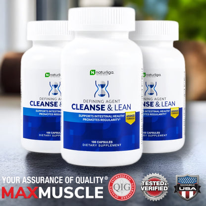 Max Muscle Naturaliga Cleanse and Lean Defining Agent Herbal Cleanse for Regularity w/Natural Detoxifying Ingredients for Gut Health Colon Detox - PrimeBioHealth - canada supplements