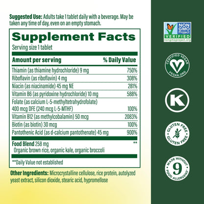 MegaFood Balanced B Complex - B Complex Vitamin Supplement - 8 B Vitamins Including Vitamin B6, Vitamin B12, Folate, Biotin & More - Supports Cellular Energy Production - PrimeBioHealth - canada supplements