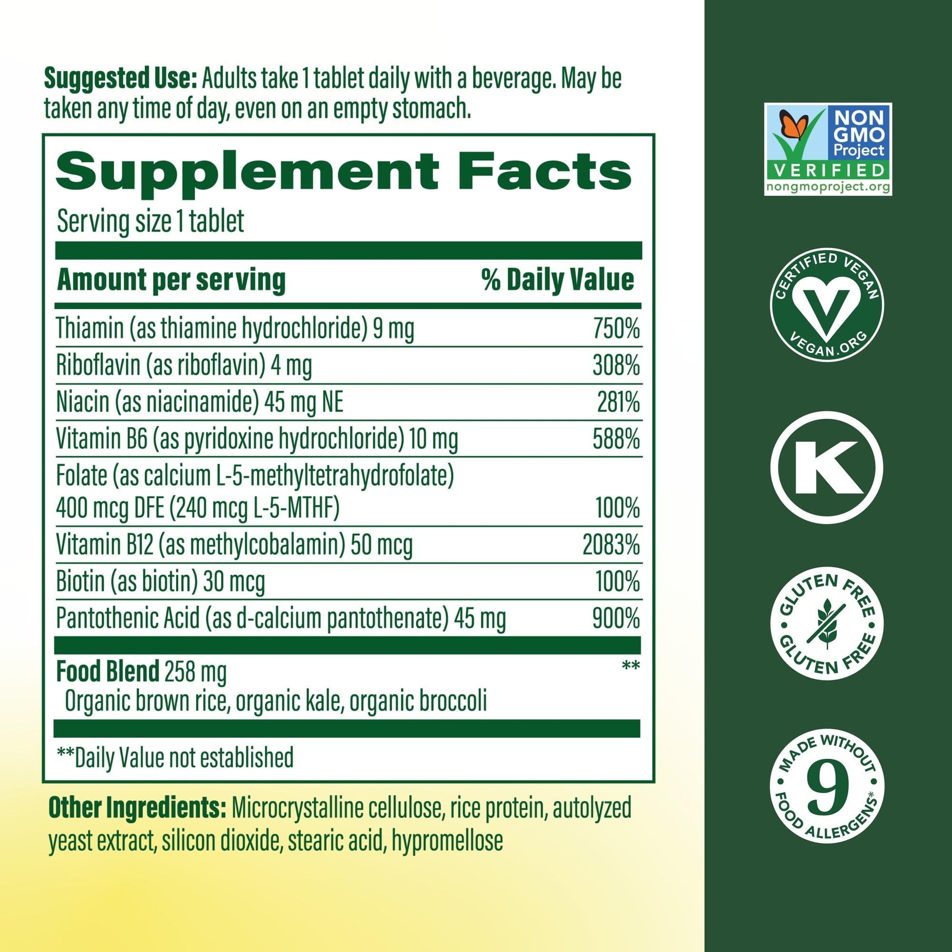 MegaFood Balanced B Complex - Vitamin B Complex for Women & Men - Vitamin B6, B12, Folate, Biotin - Cellular Energy Metabolism - PrimeBioHealth - canada supplements