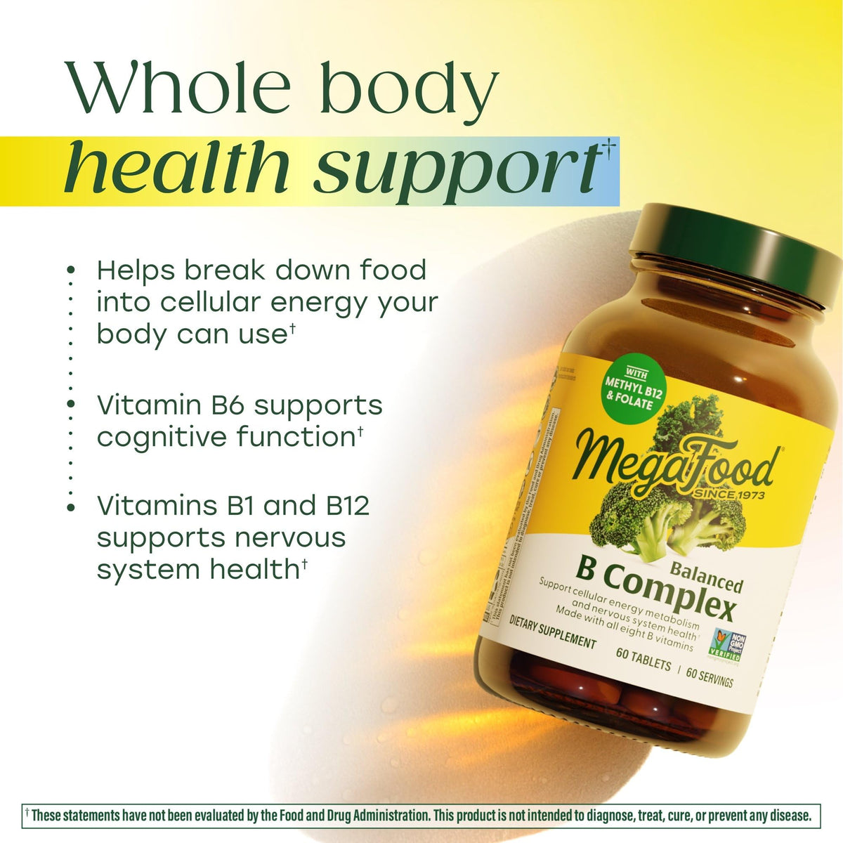 MegaFood Balanced B Complex - Vitamin B Complex for Women & Men - Vitamin B6, B12, Folate, Biotin - Cellular Energy Metabolism - PrimeBioHealth - canada supplements