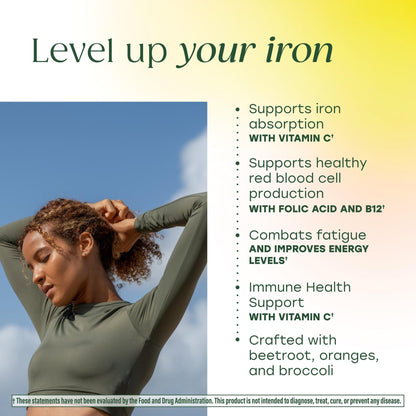 MegaFood Blood Builder Iron Supplement for Women & Men - Increase Iron Levels Without Side Effects - Combats Fatigue - Vitamin B12, Folic Acid & Vitamin C - PrimeBioHealth - canada supplements