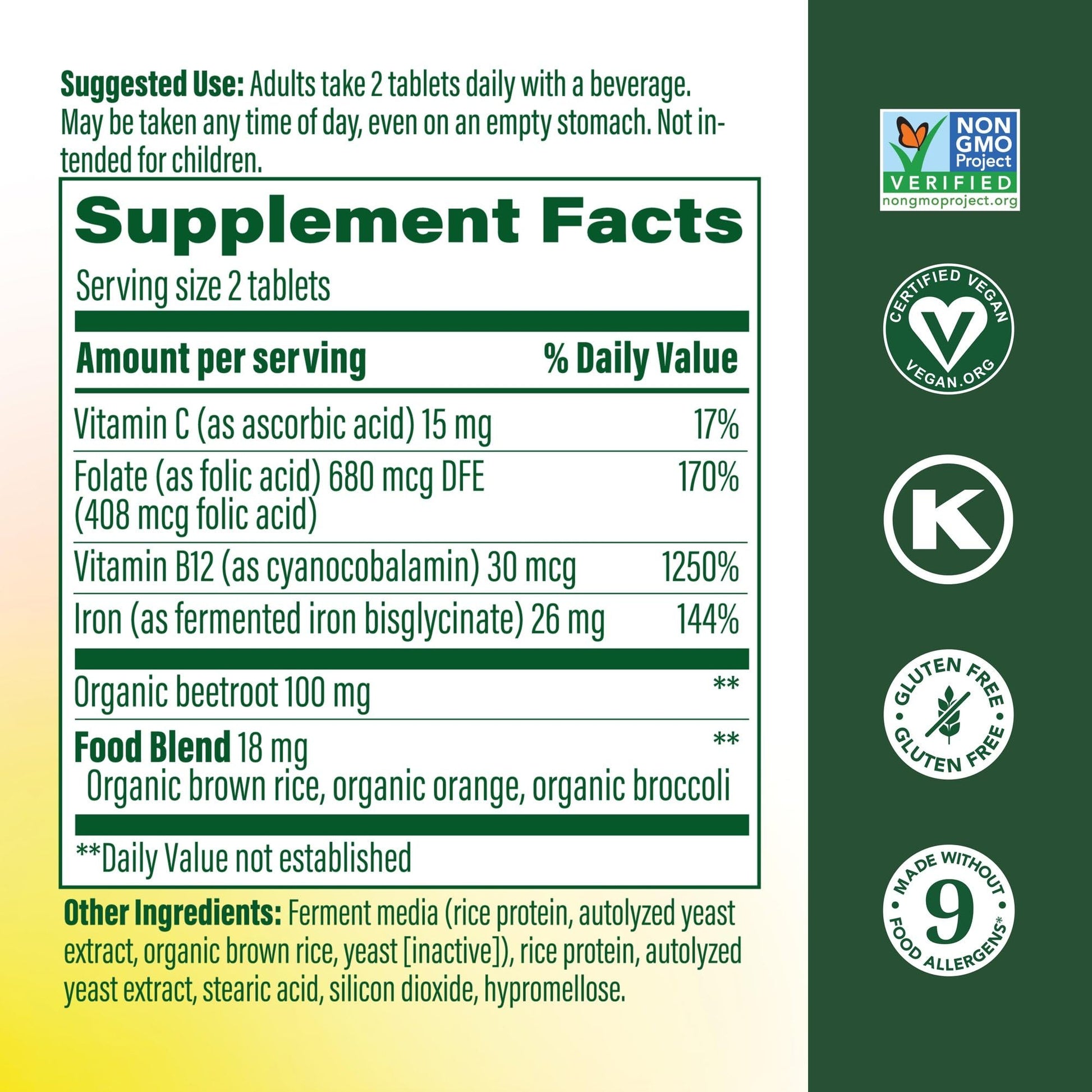MegaFood Blood Builder Iron Supplement for Women & Men - Increase Iron Levels Without Side Effects - Combats Fatigue - Vitamin B12, Folic Acid & Vitamin C - PrimeBioHealth - canada supplements