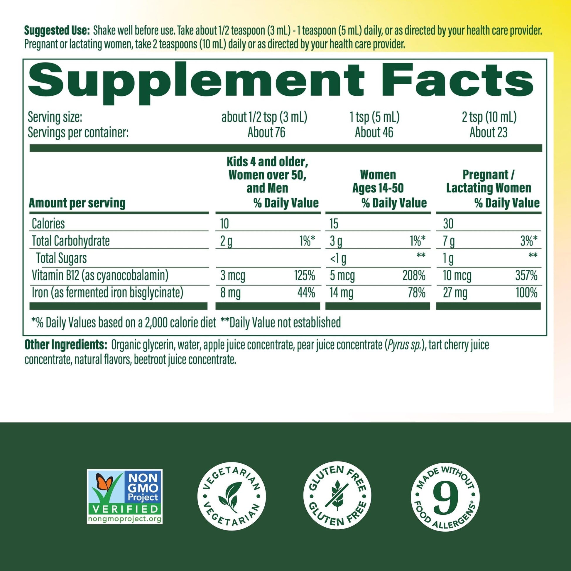 MegaFood Blood Builder Liquid Iron Supplement for Women, Men & Kids, Clinically Shown to Increase Iron Levels Without Constipation, - PrimeBioHealth - canada supplements