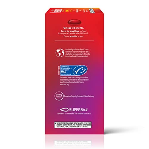 Megared Omega-3 Fish Oil + High Absorption Krill Oil 500mg Softgels, MegaRed Advanced 4in1 (80 count in a bottle) Concentrated Omega-3 Fish - PrimeBioHealth - canada supplements