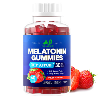 Melatonin 30mg Gummies for Adults (60 Servings) - Maximum Strength Sleep Support with 30mg of Melatonin Per Gummy - Gluten-Free, Sugar-Free, Non-GMO, 100% Vegetarian, - PrimeBioHealth - canada supplements